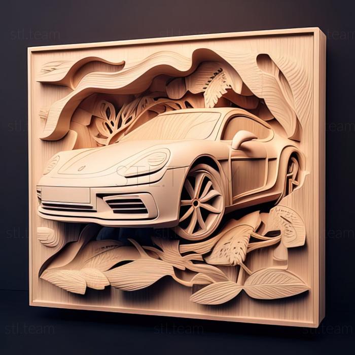 3D model Porsche Taycan (STL)